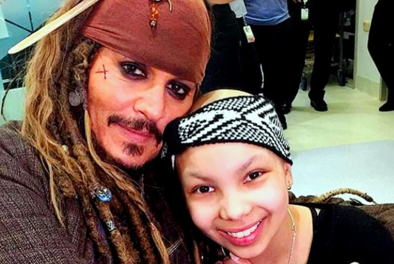 Johnny Depp s jednou z pacientek