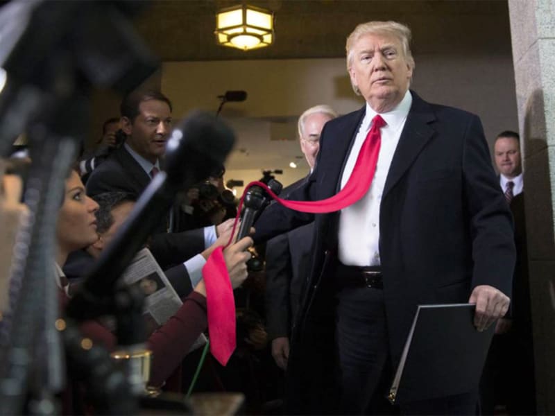 Trump a jeho fakt dlouhé kravaty 13