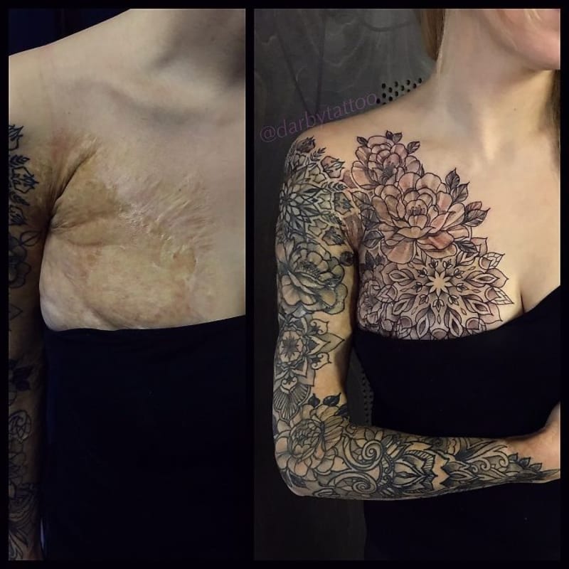 Tetování, která vtipně pracují s různými zvláštnostmi na těle 2