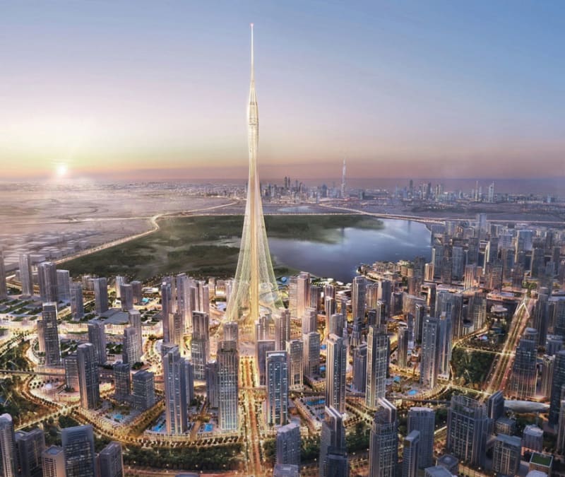 The Tower - nejvyšší stavba světa v Dubaji 1