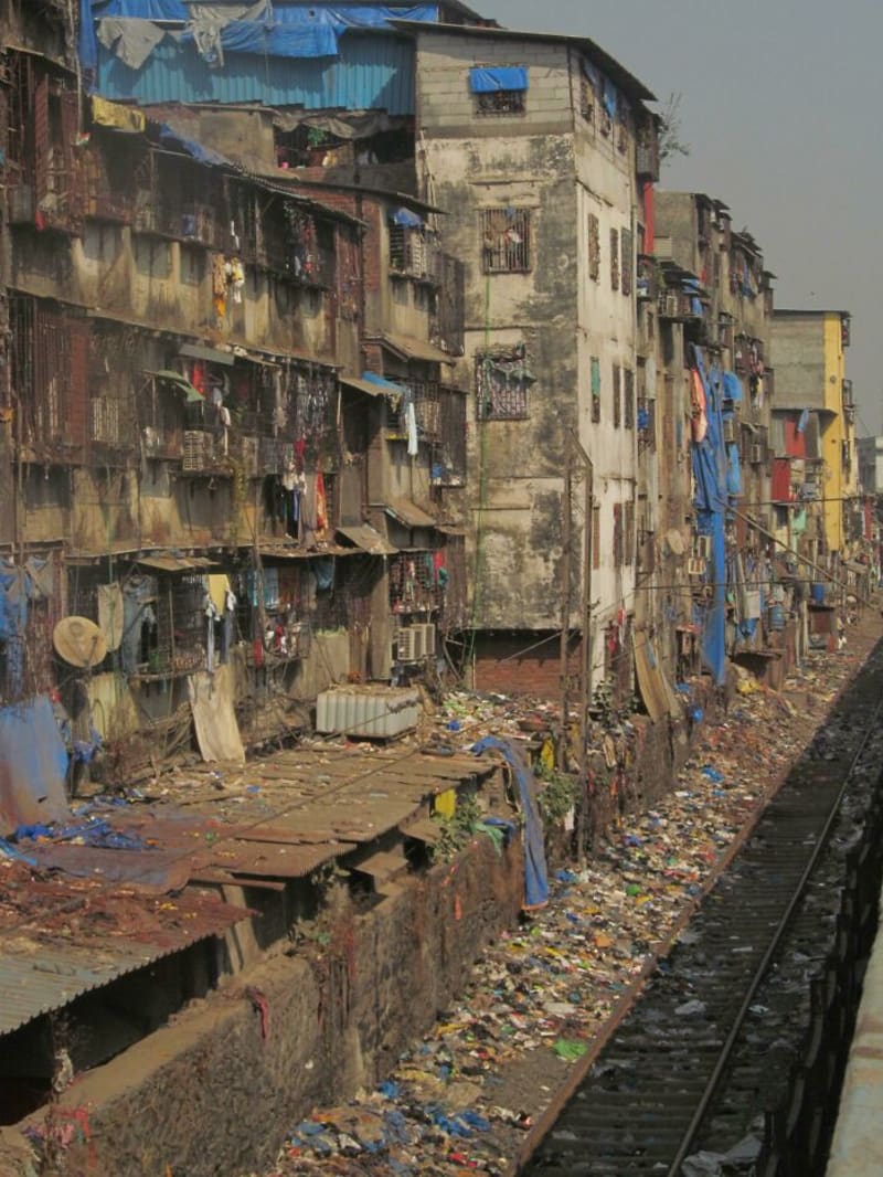 Bydlení v indické Bombaji