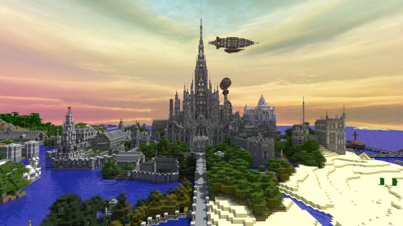 Podívejte se na nejepičtější hrad z Minecraftu! 2