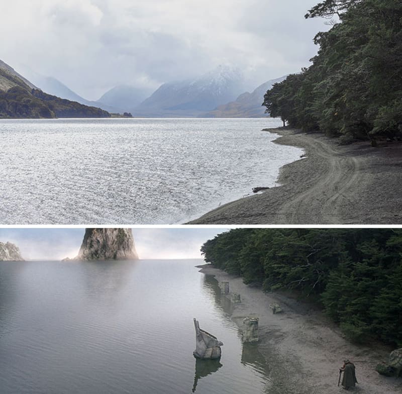 Jezero Nen Hithoel – North Mavora Lake, Nový Zéland