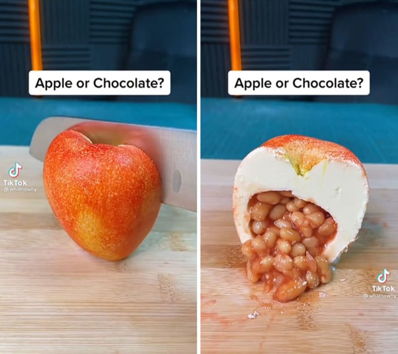 Jablko nebo čokoláda? Ha!