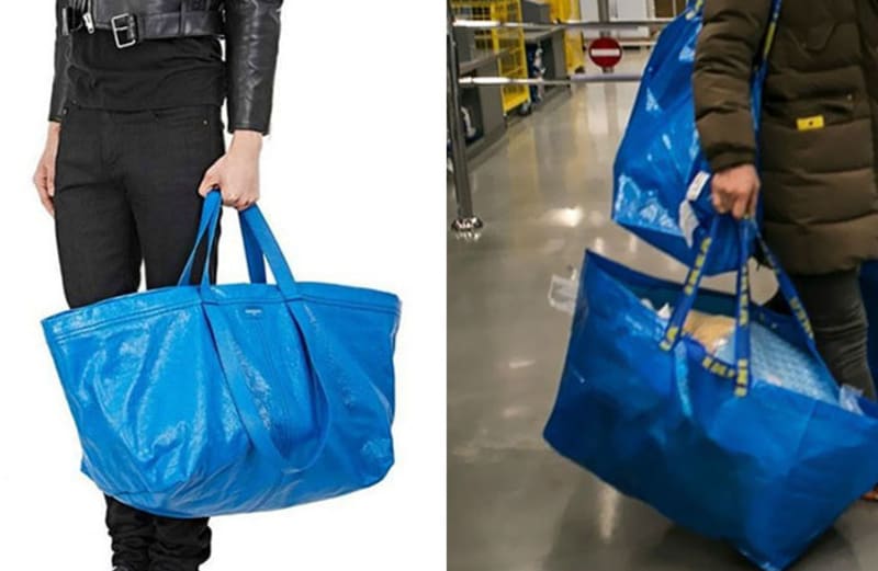 Taška Balenciaga za 2145 dolarů, která vypadá jako IKEA taška za dolar