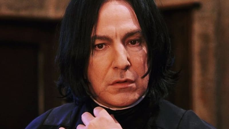 Alan Rickman jako Severus Snape ve sérii Harry Potter