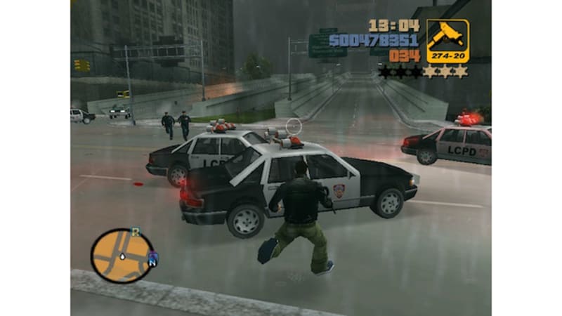 5) Grand Theft Auto III (2001)