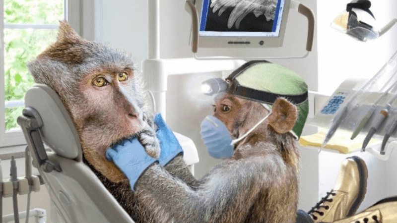 GALERIE: 20 zábavných fotek, které ukazují Zemi s opicemi místo lidí