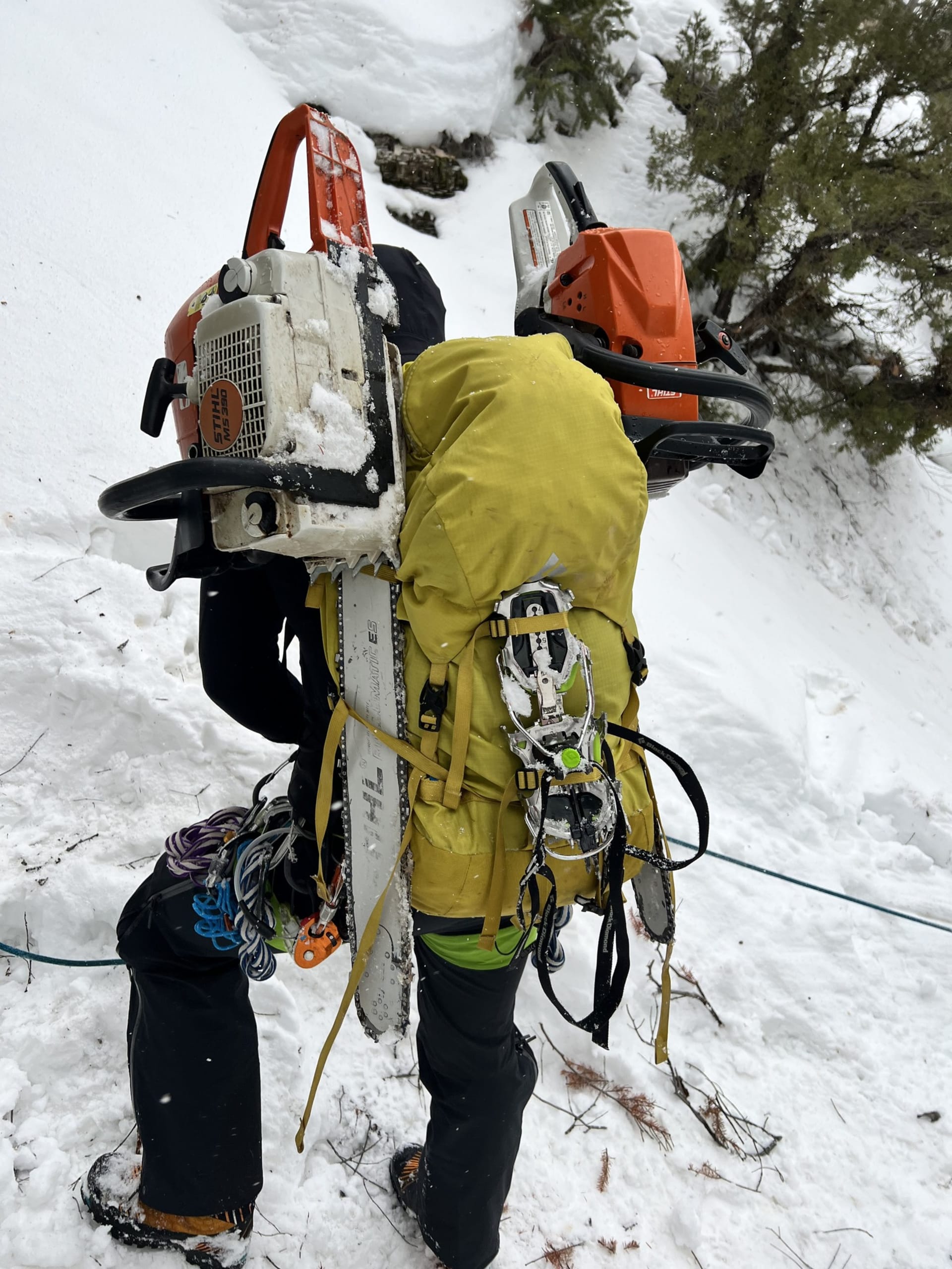 Záchranáři hledali tělo horolezkyně 36 hodin.