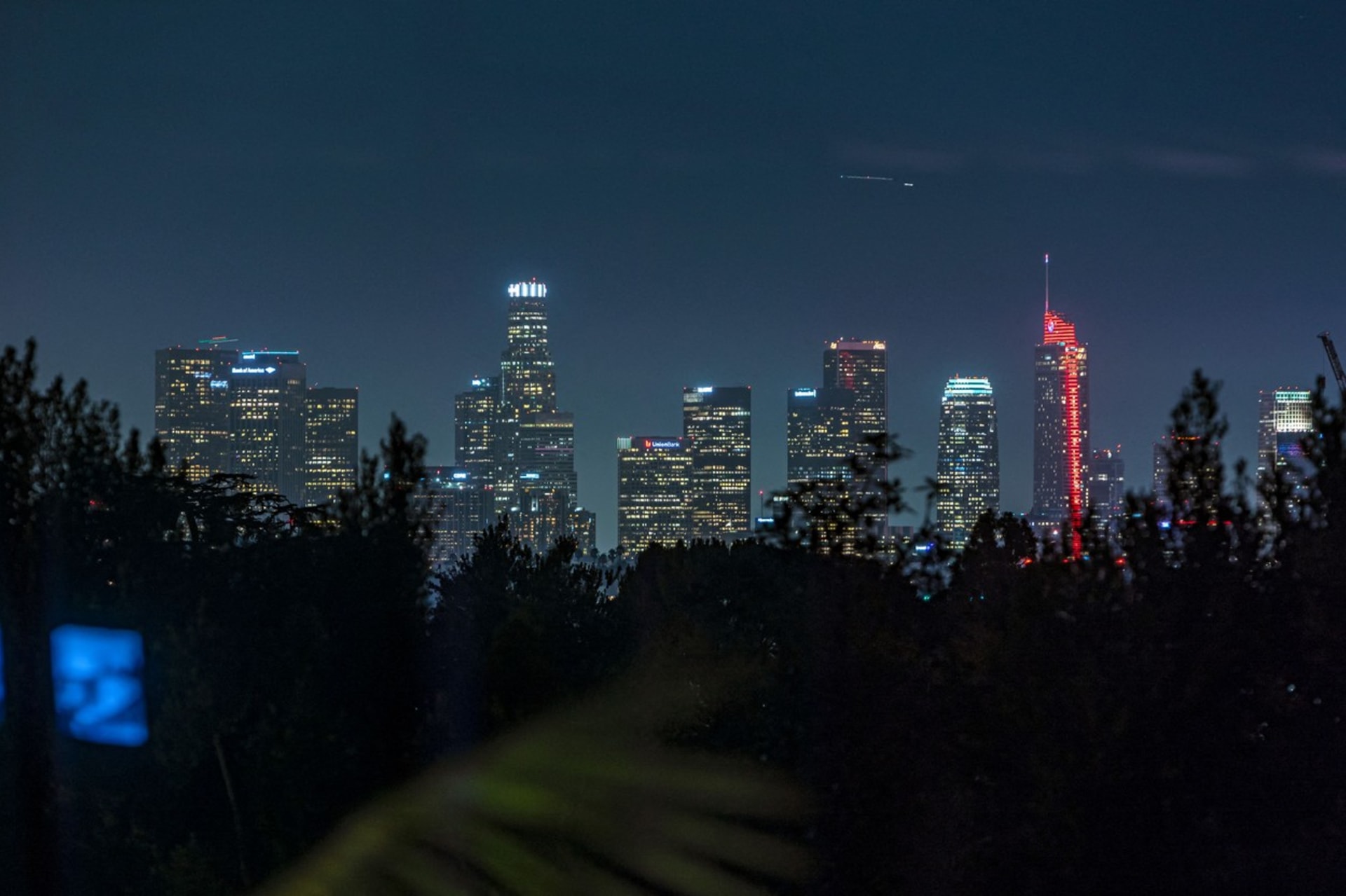 Výhled ze sídla v Los Angeles je naprosto úchvatný.