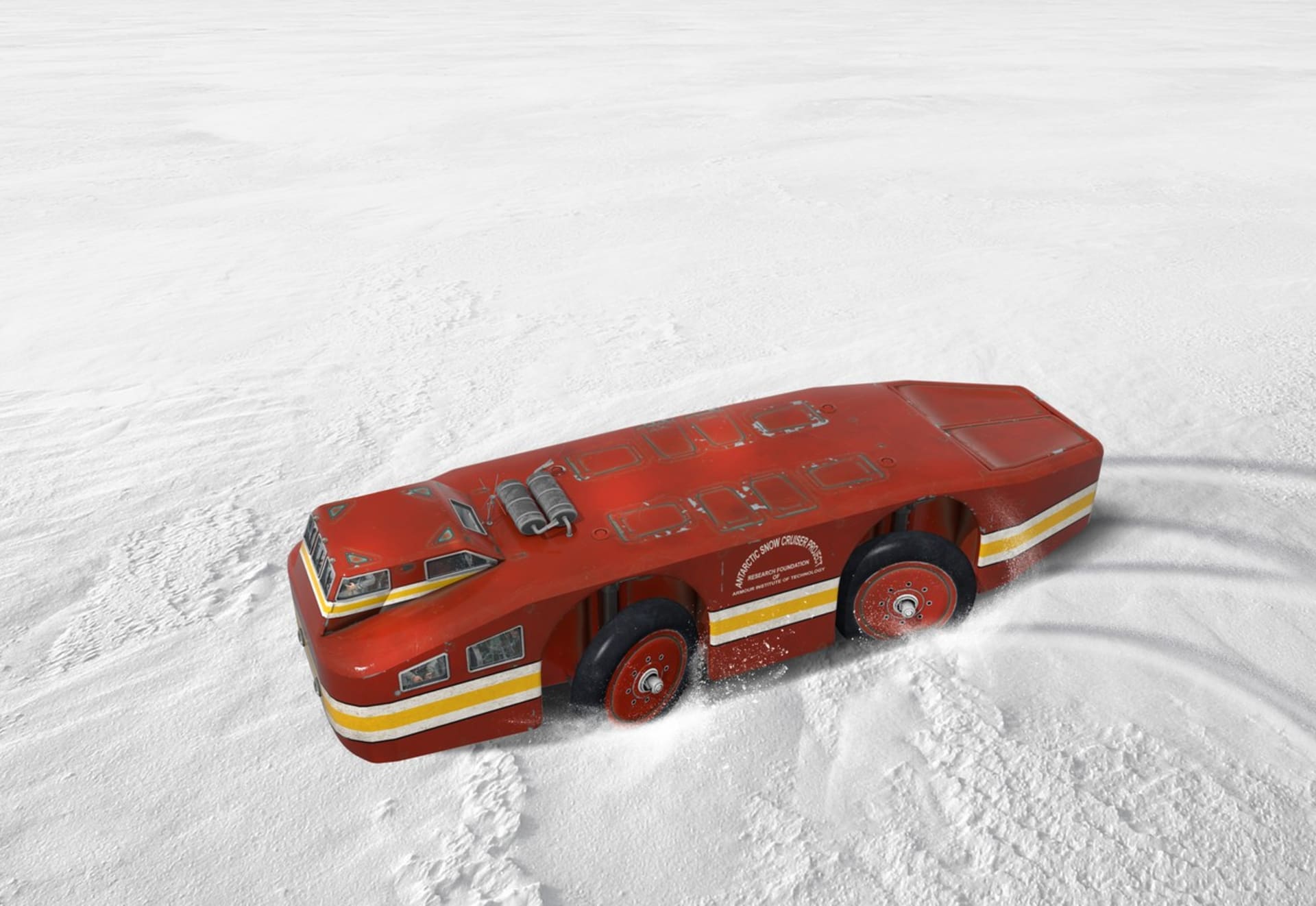 Legendární Sněžný křižník zůstal v ledové pustině