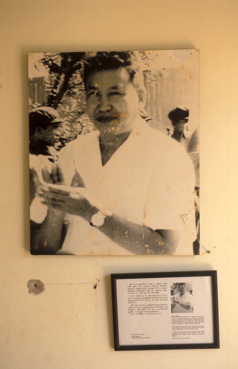 Jeden z mála snímků vůdce Rudých Khmerů Pol Pota 
