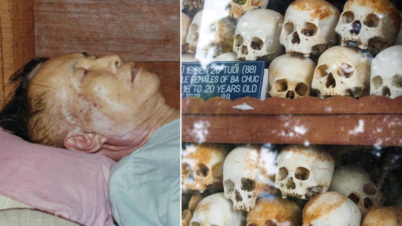 Mrtvý Pol Pot a jeho oběti