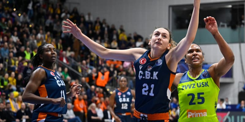 V utkání Final Four ženské Euroligy se ukatly basketbalistky USK Praha s tureckým týmem Mersin