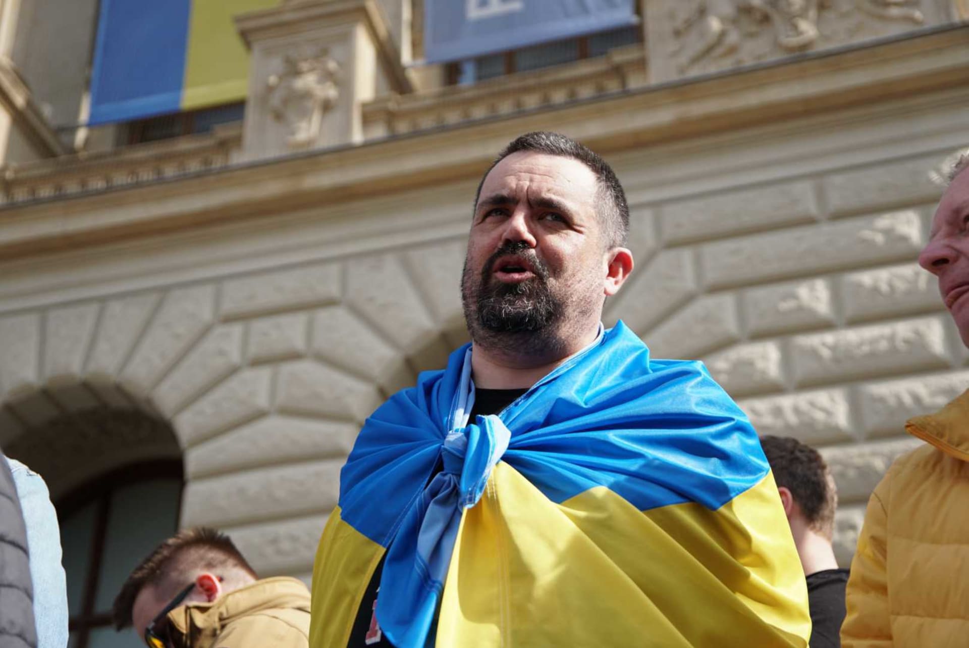 Pavel Novotný jasně podporuje Ukrajinu. 