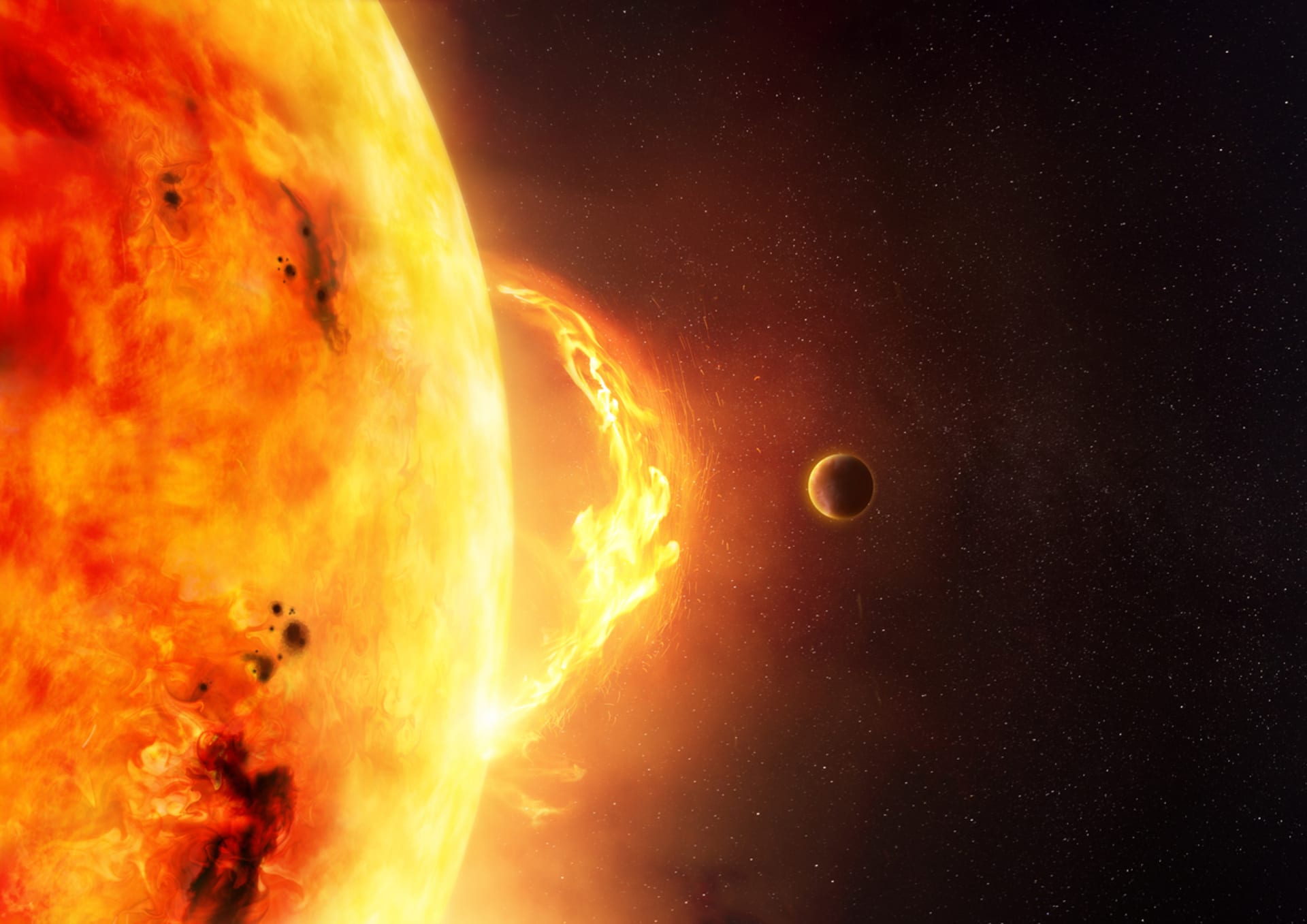 Zemi kvůli erupcím na Slunci čekají silné solární bouře