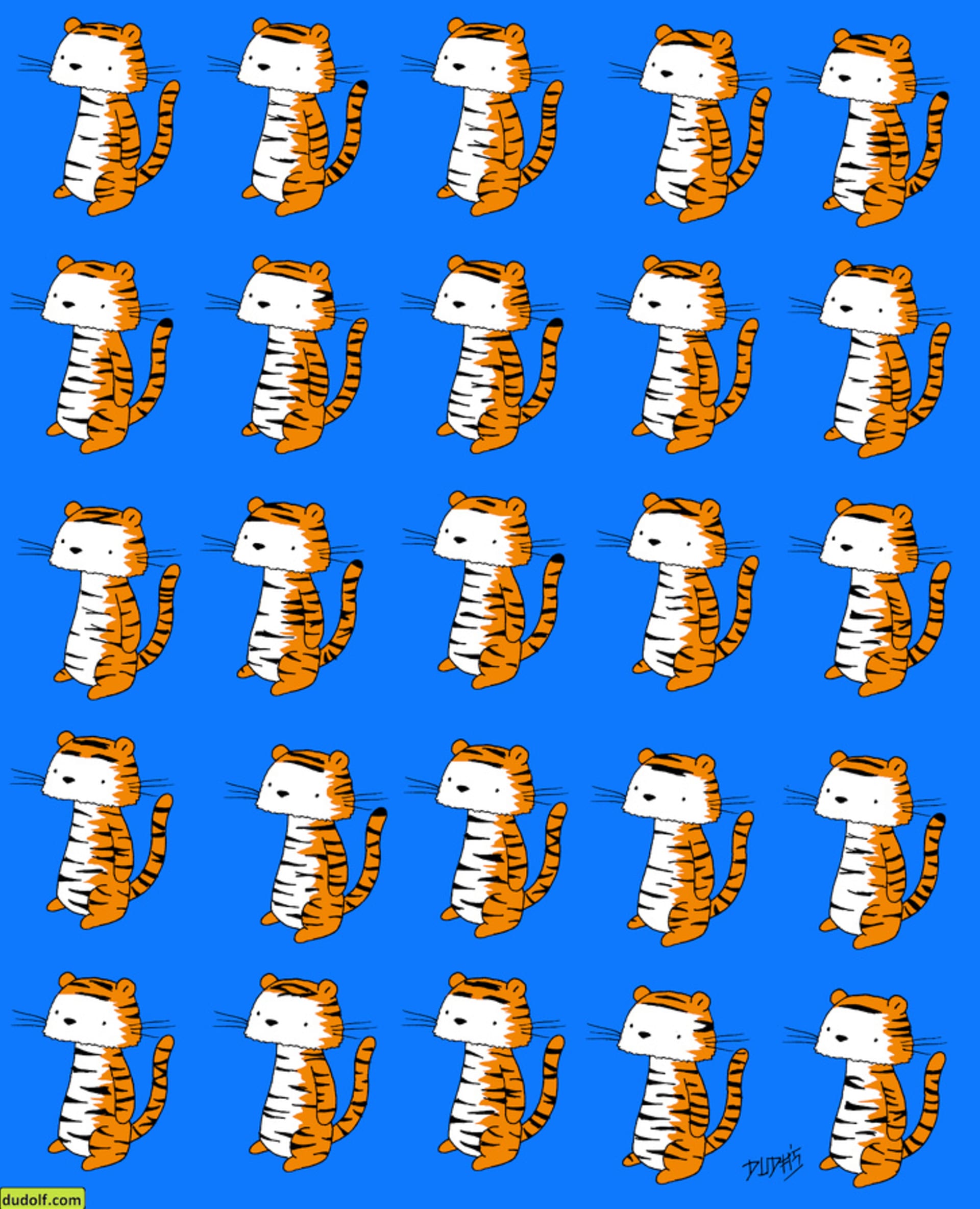 Kde je tygr bez dvojníka? 1