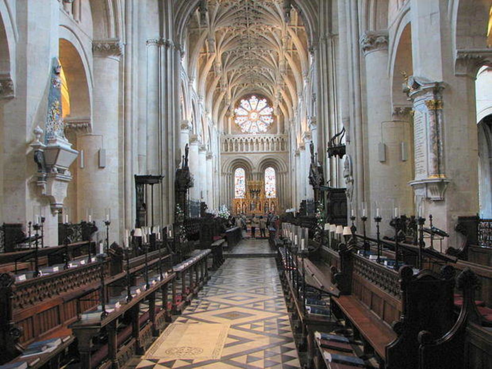 Harry Potter - velká síň byla inspirovaná kolejí Christ Church College a Durham Cathedral