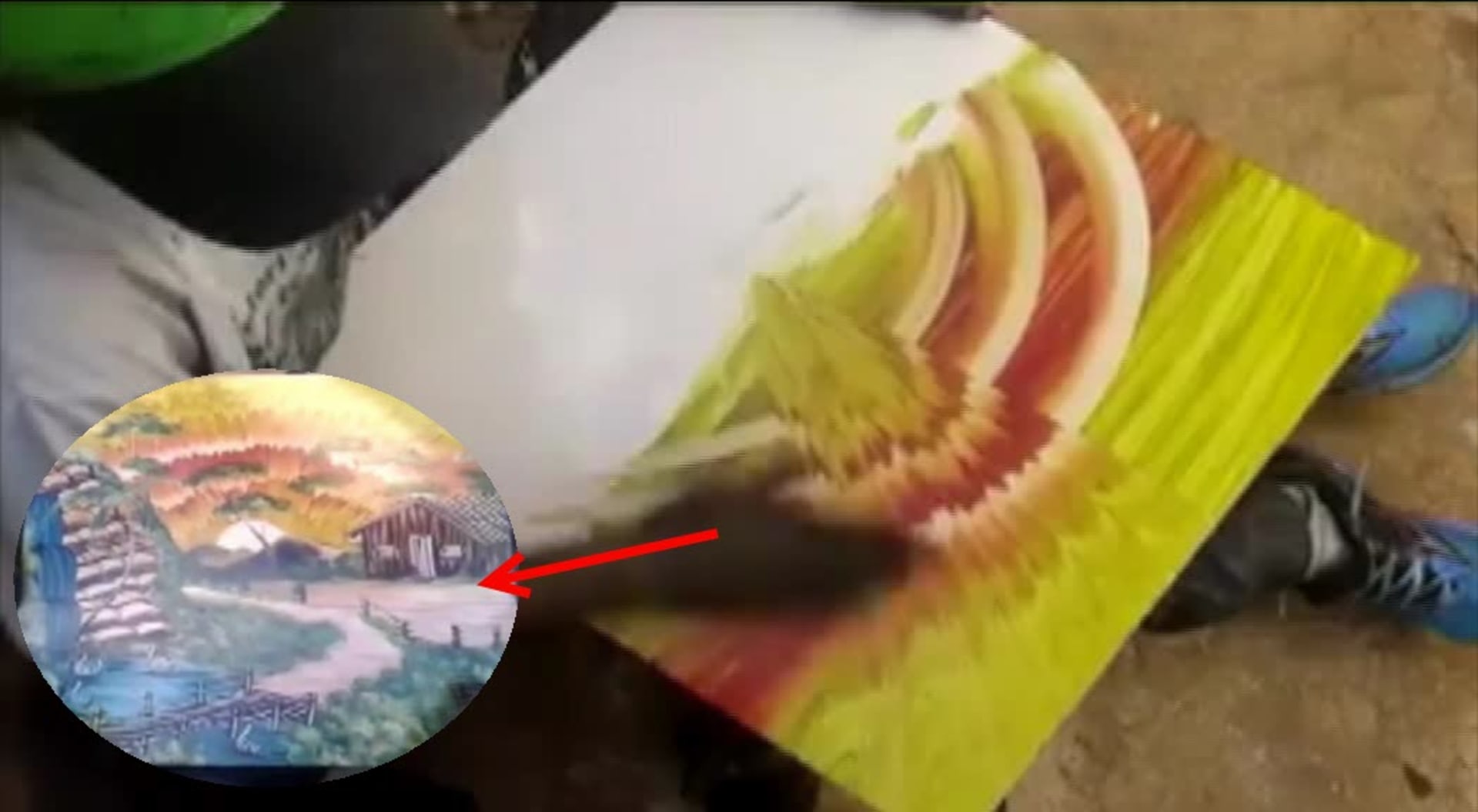 Video Divácké zprávy: Tohle se dá namalovat jen pomocí prstů a kousku hadru