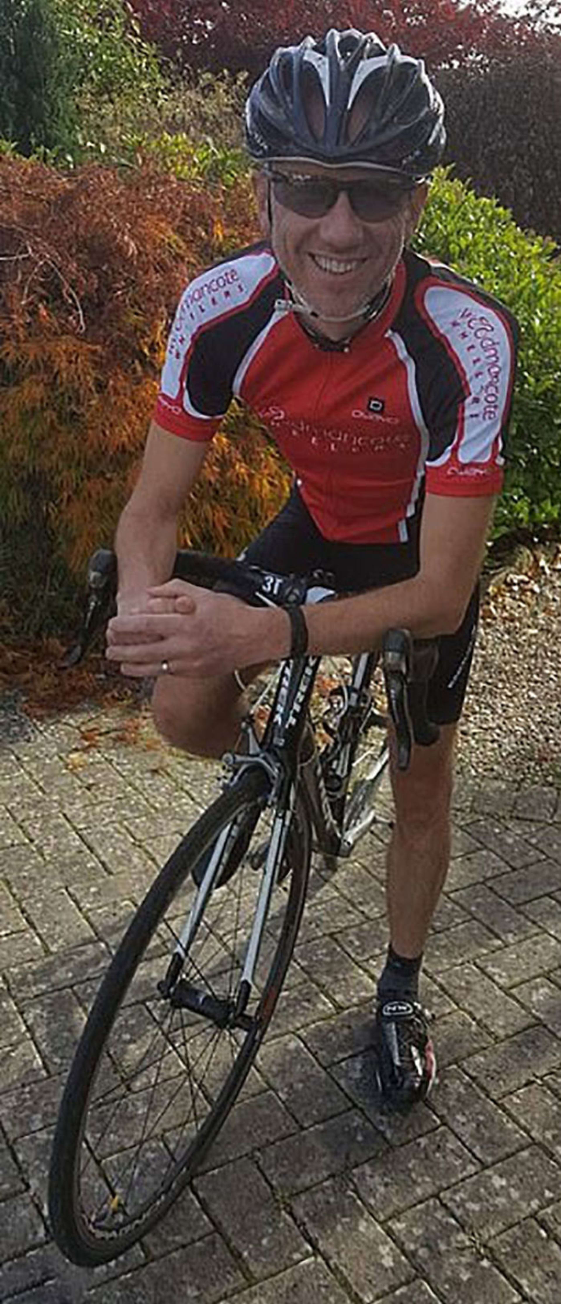 Cyklista Anthony Hoyte