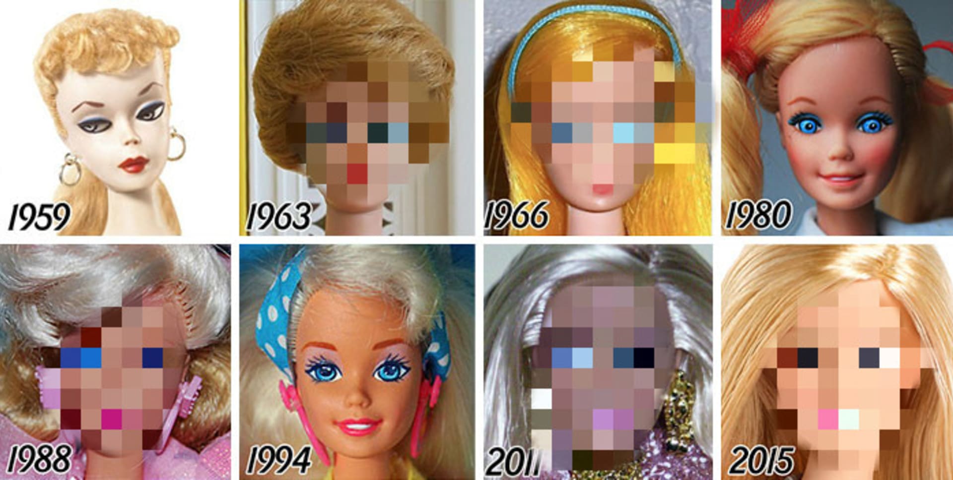 Podívejte se, jak šel čas s panenkou Barbie
