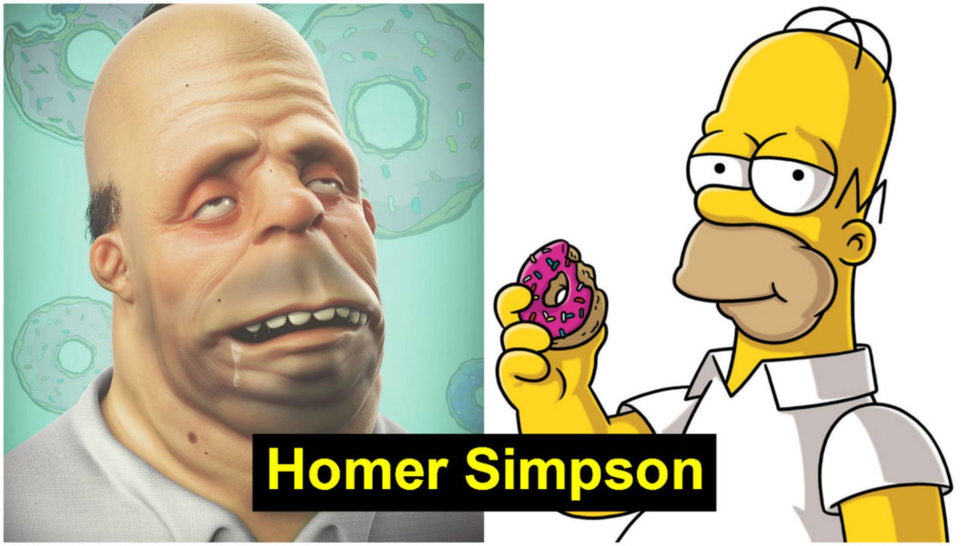Homer Simpson v hororové předělávce