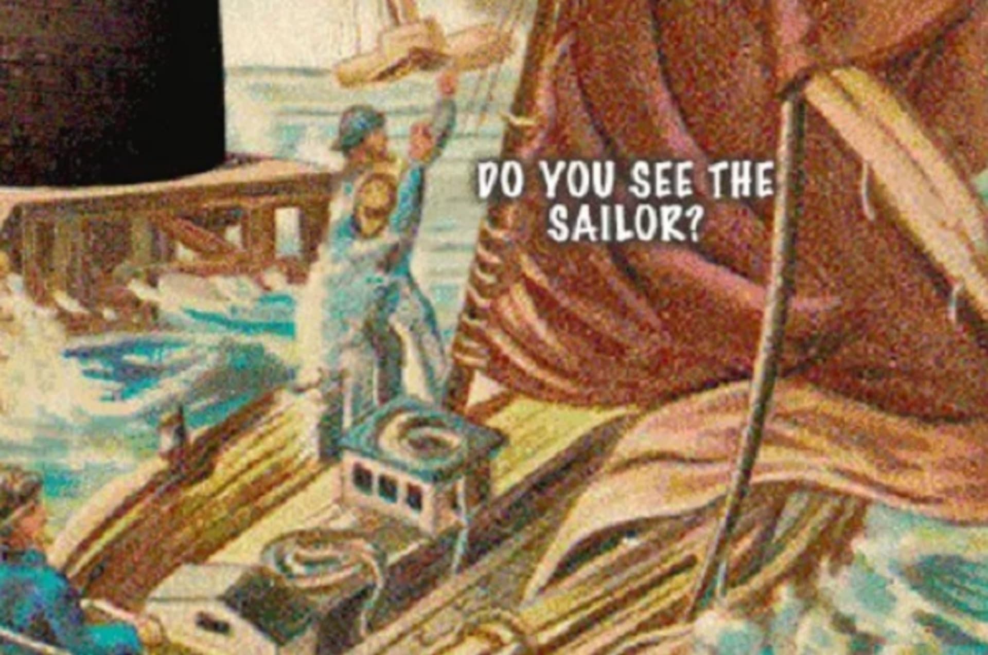 Optická hádanka - námořník 3