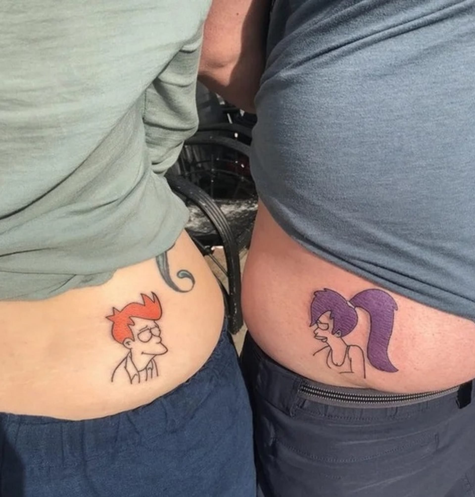 Ideální párové tetování.