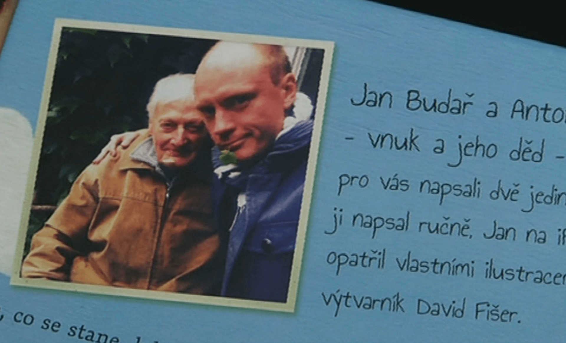 video VIP zprávy: Jan Budař napsal se svým dědečkem knihu