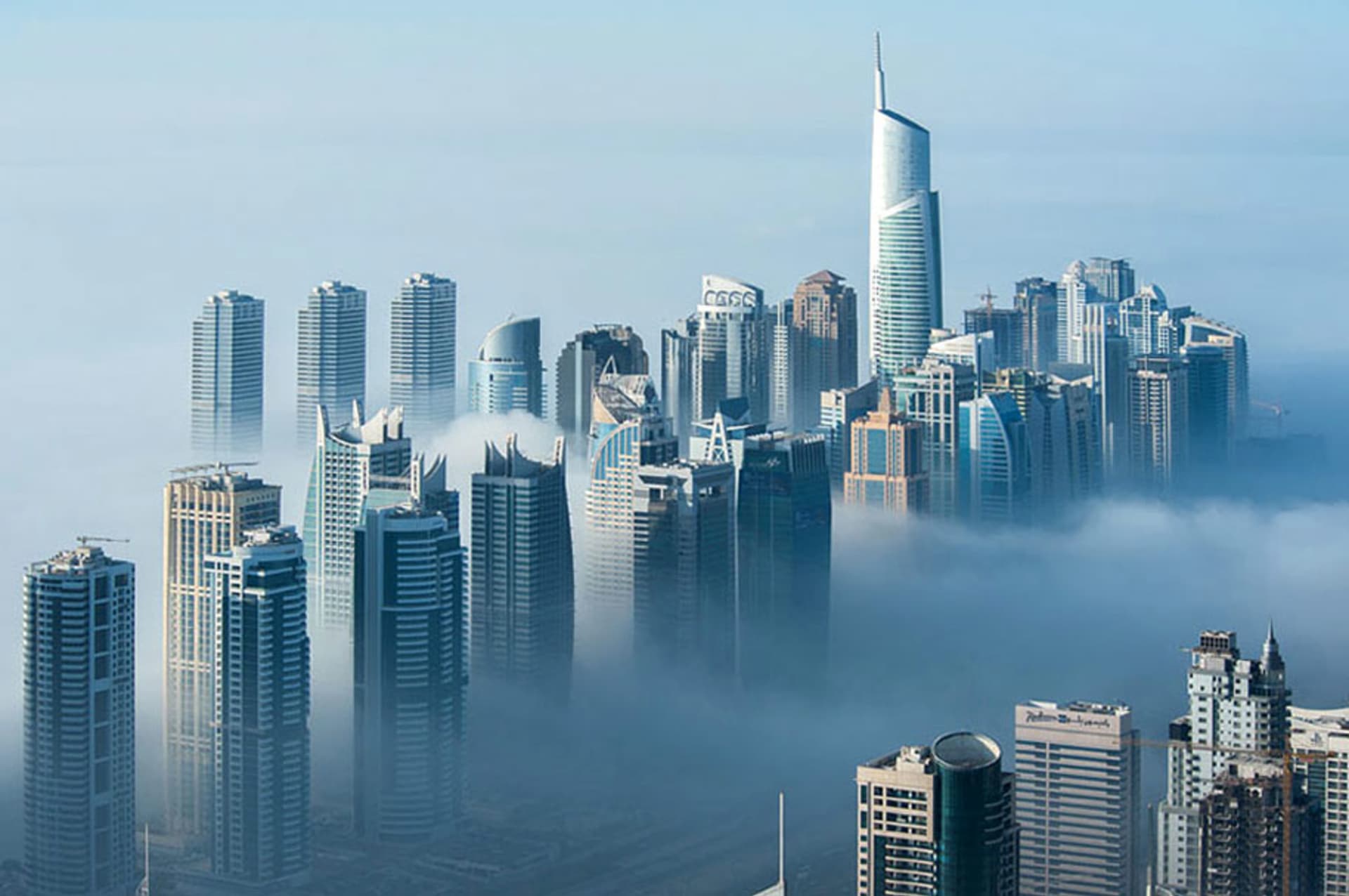 Dubai nafocená z 85 patra