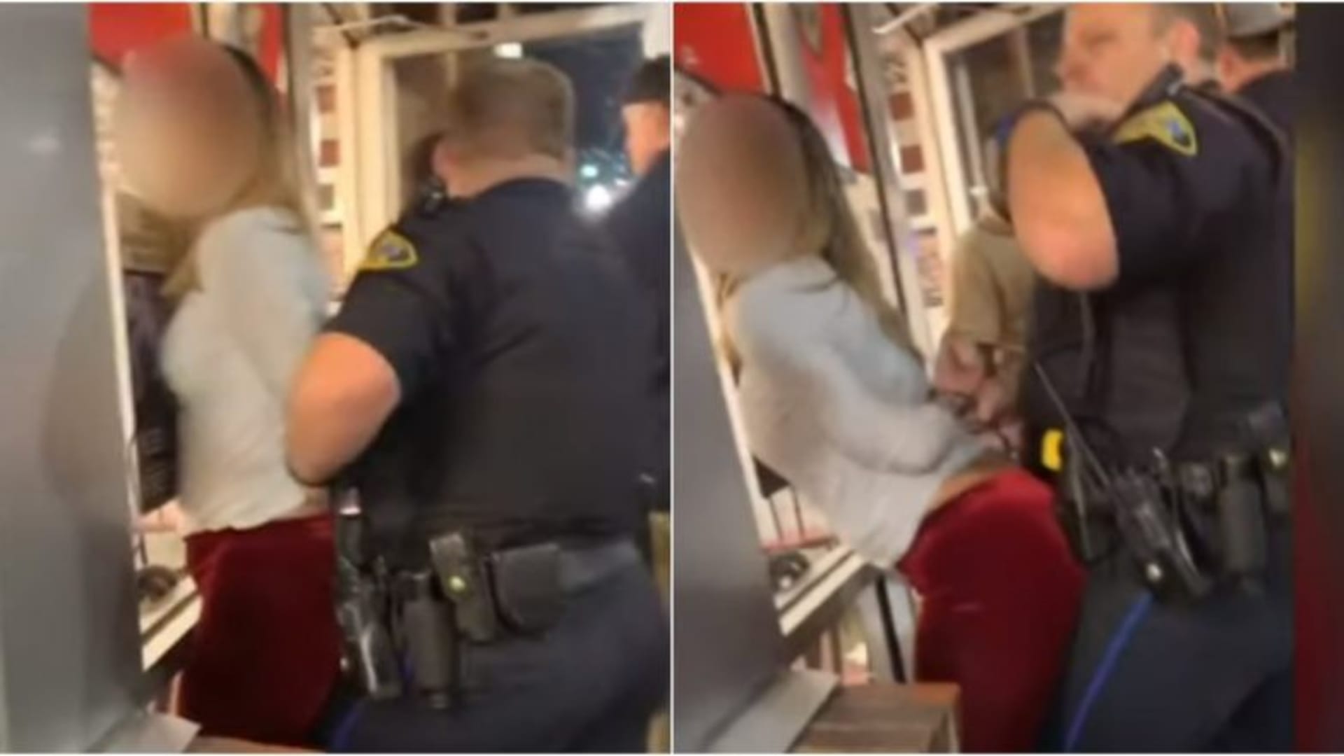 Žena sváděla policistu při zatčení