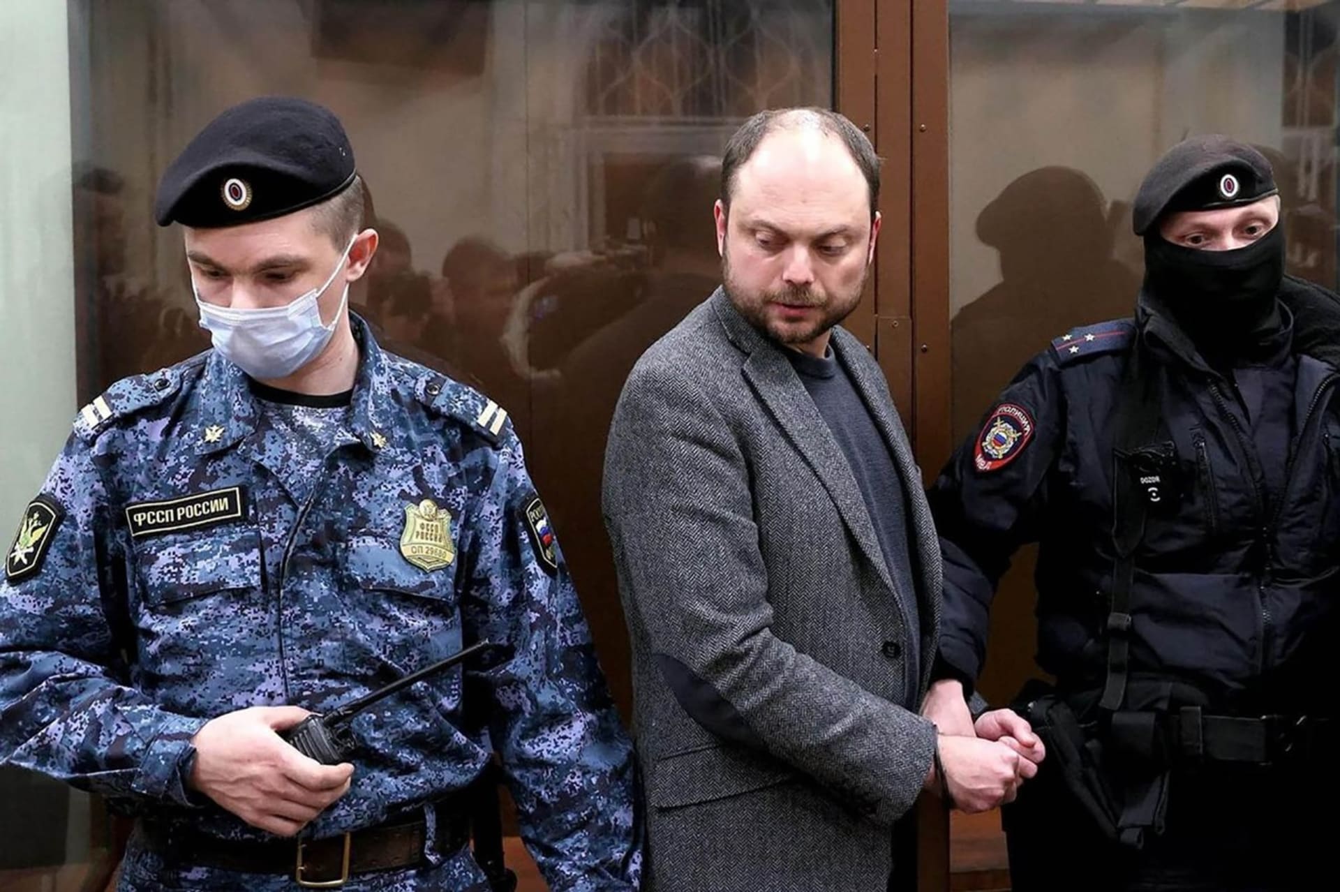 Vladimir Kara-Murza u ruského soudu