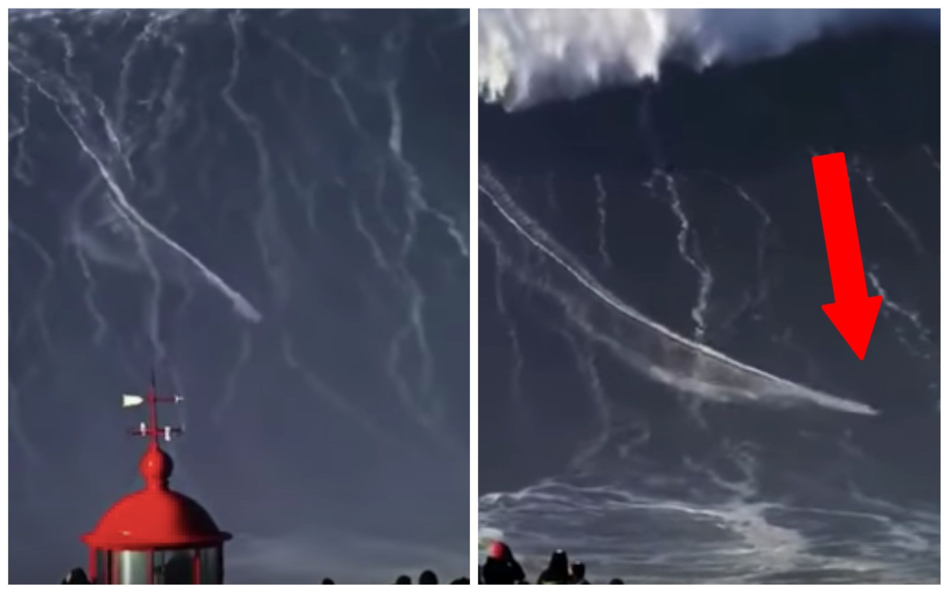 Surfař na největší vlně na světě