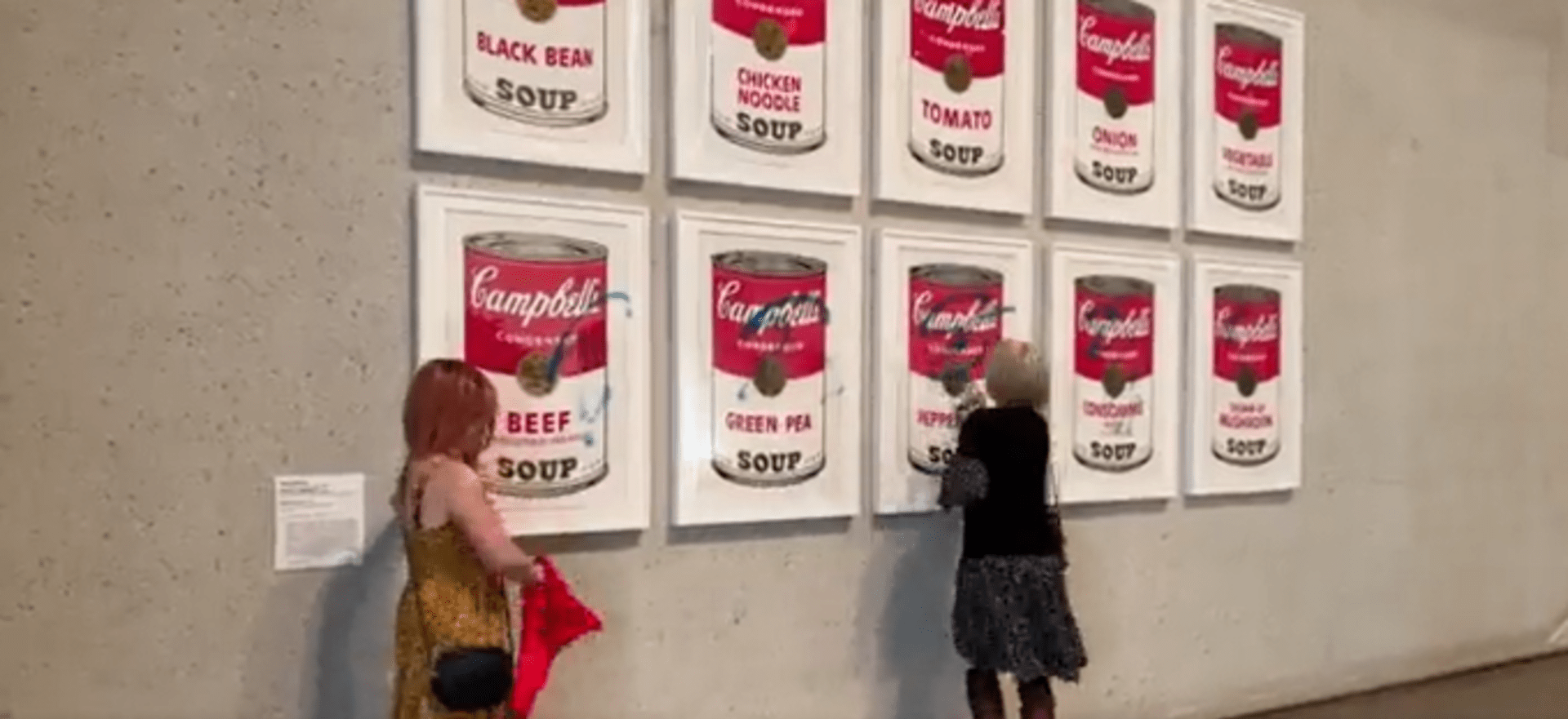 Aktivistky zneuctily dílo od Warhola
