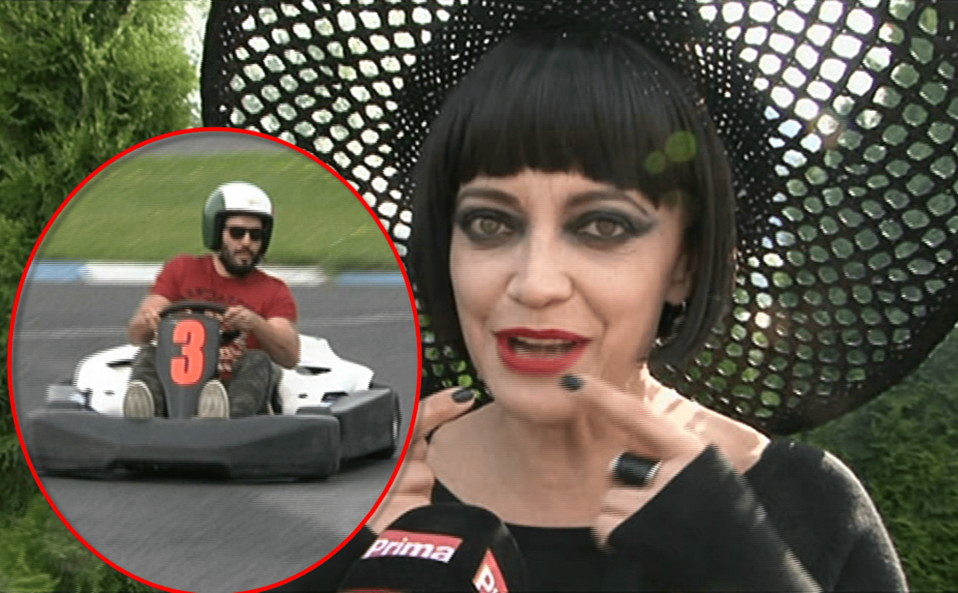Video VIP zprávy: Addams Family usedla do motokár!