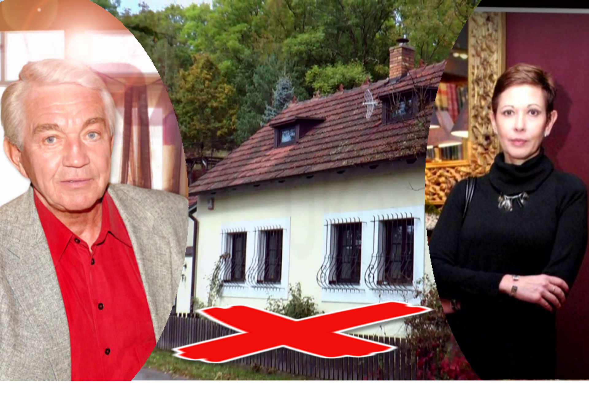 Jiří Krampol prodal dům na Okoři - a jeho bývalá žena se hned přihlásila o peníze