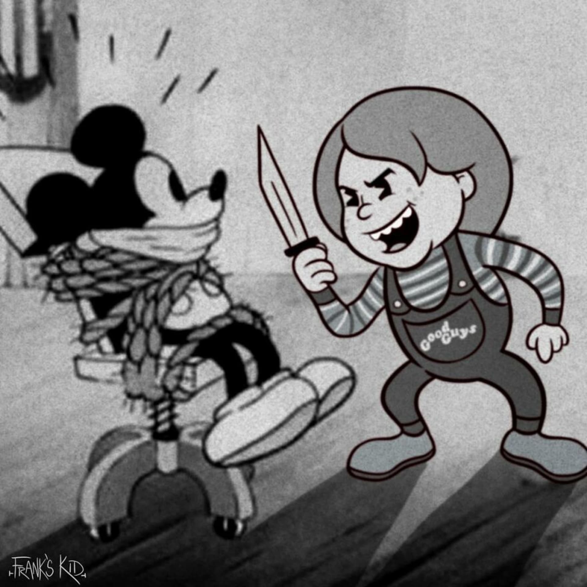 Mickey Mouse ve společnosti známých hororových postav 10