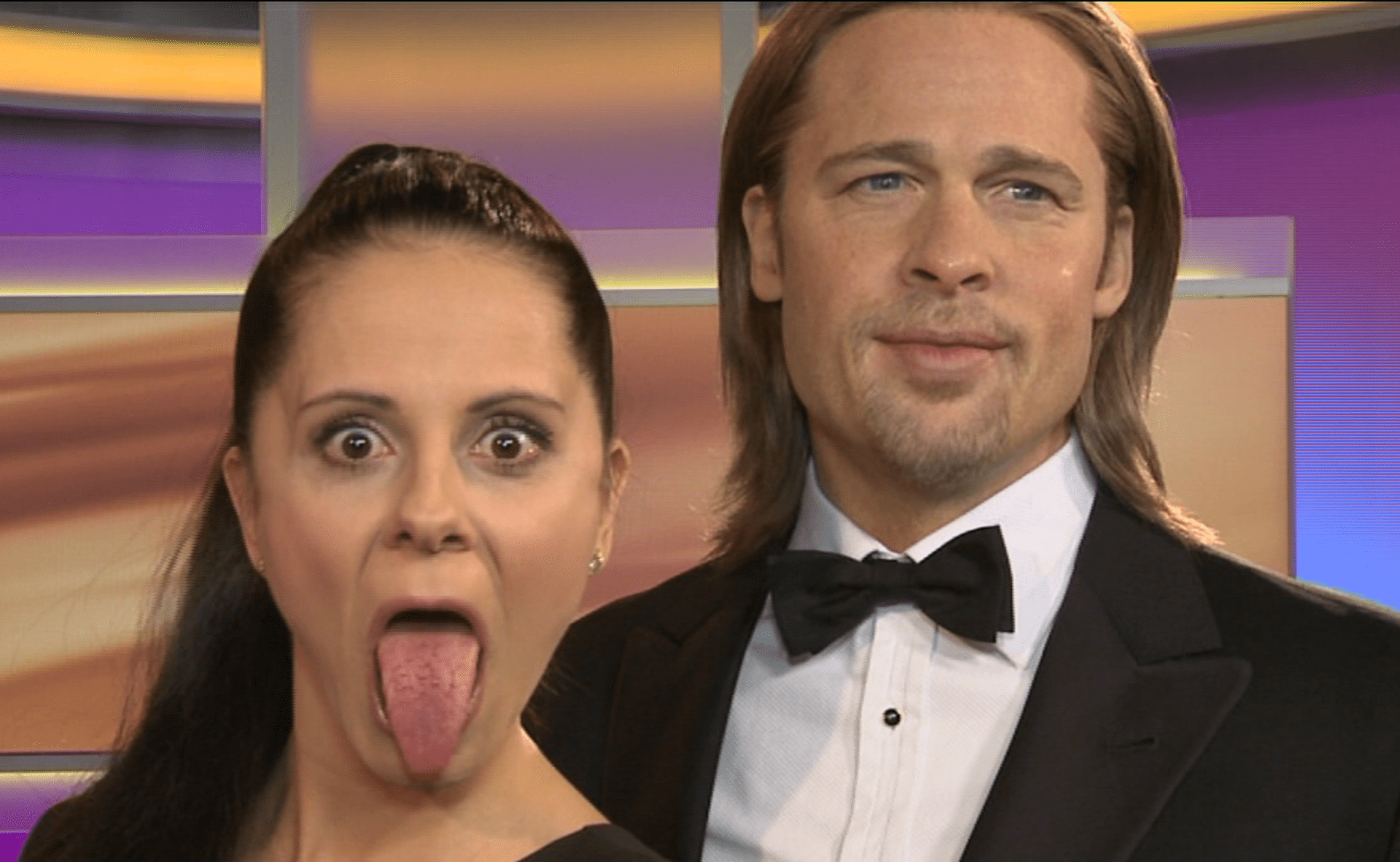 Video VIP zprávy: Moderátorka Vlaďka Něrgešová si z Brada Pitta opravdu nic nedělala