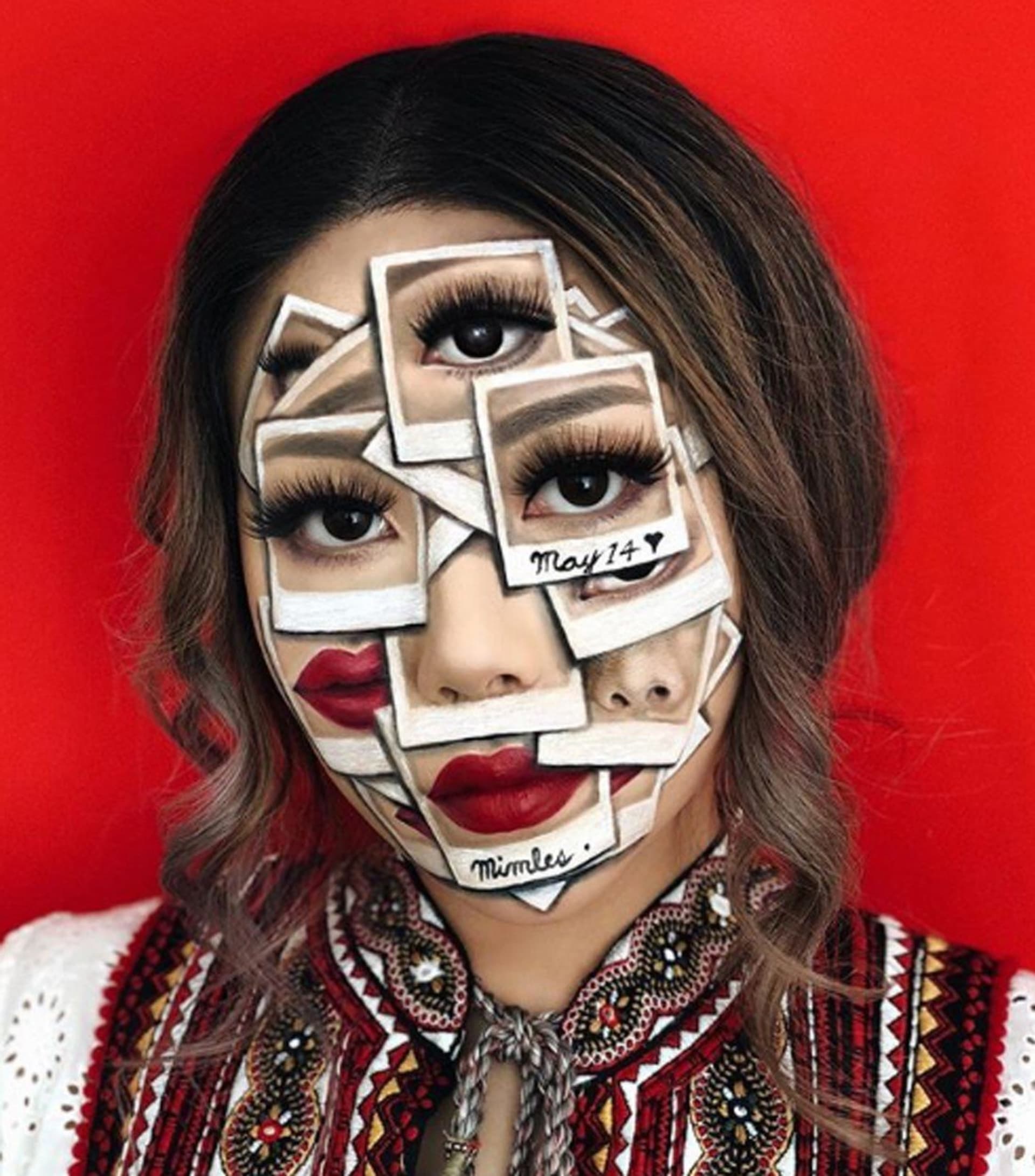 Umělkyně vytváří pomocí make-upu úžasné iluze na obličeji 6