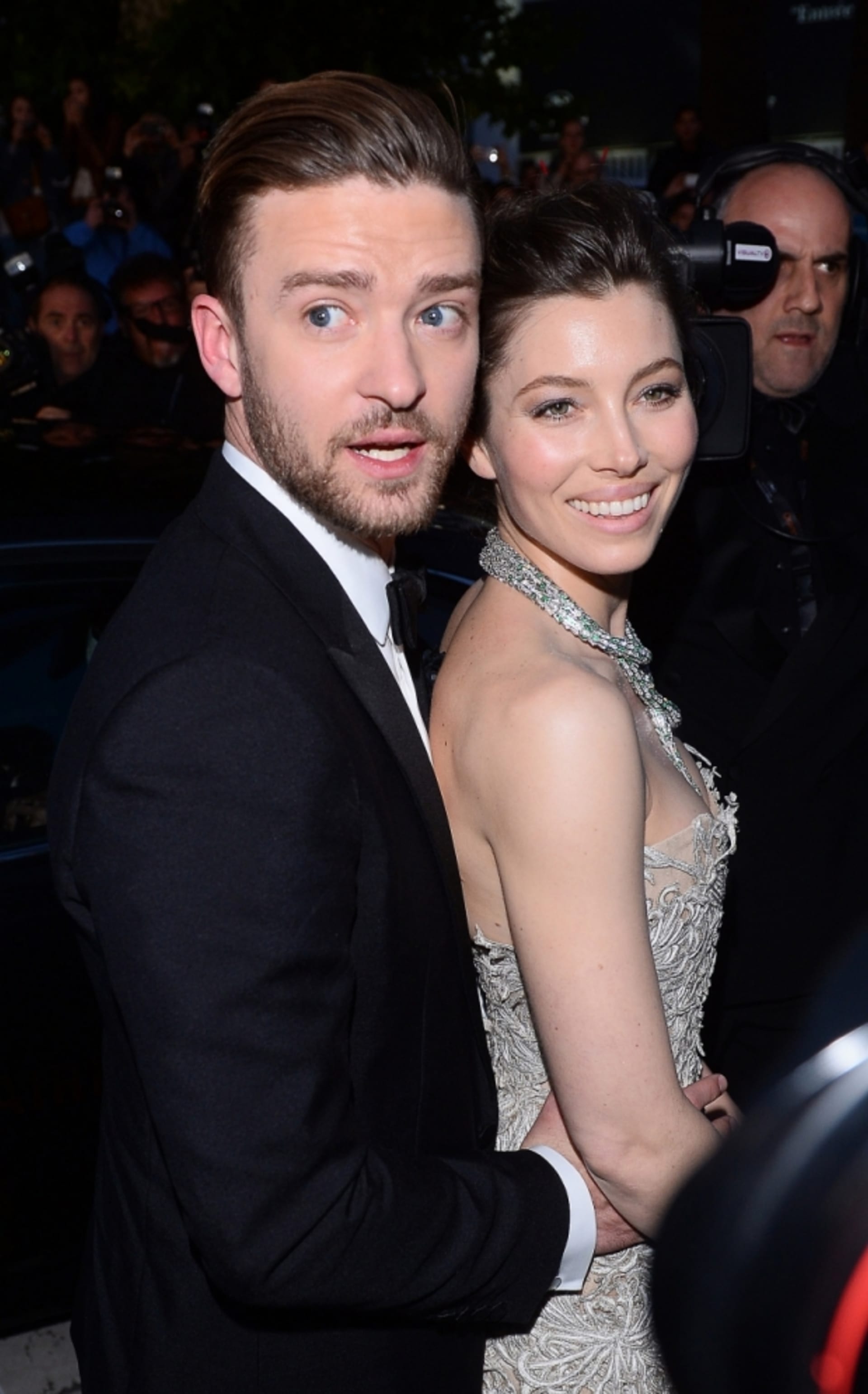 Justin Timberlake s přítelkyní herečkou Jessicou Biel v Cannes
