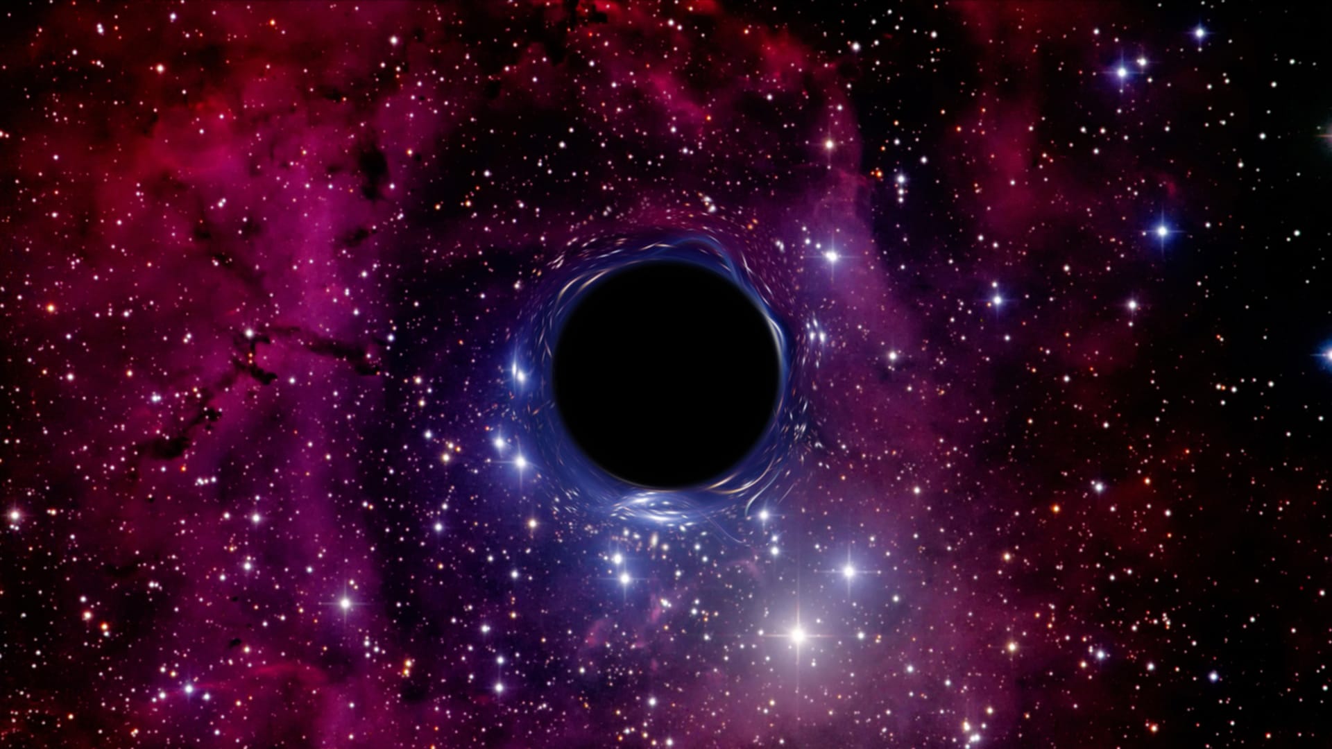 Černá díra se rozsvítila