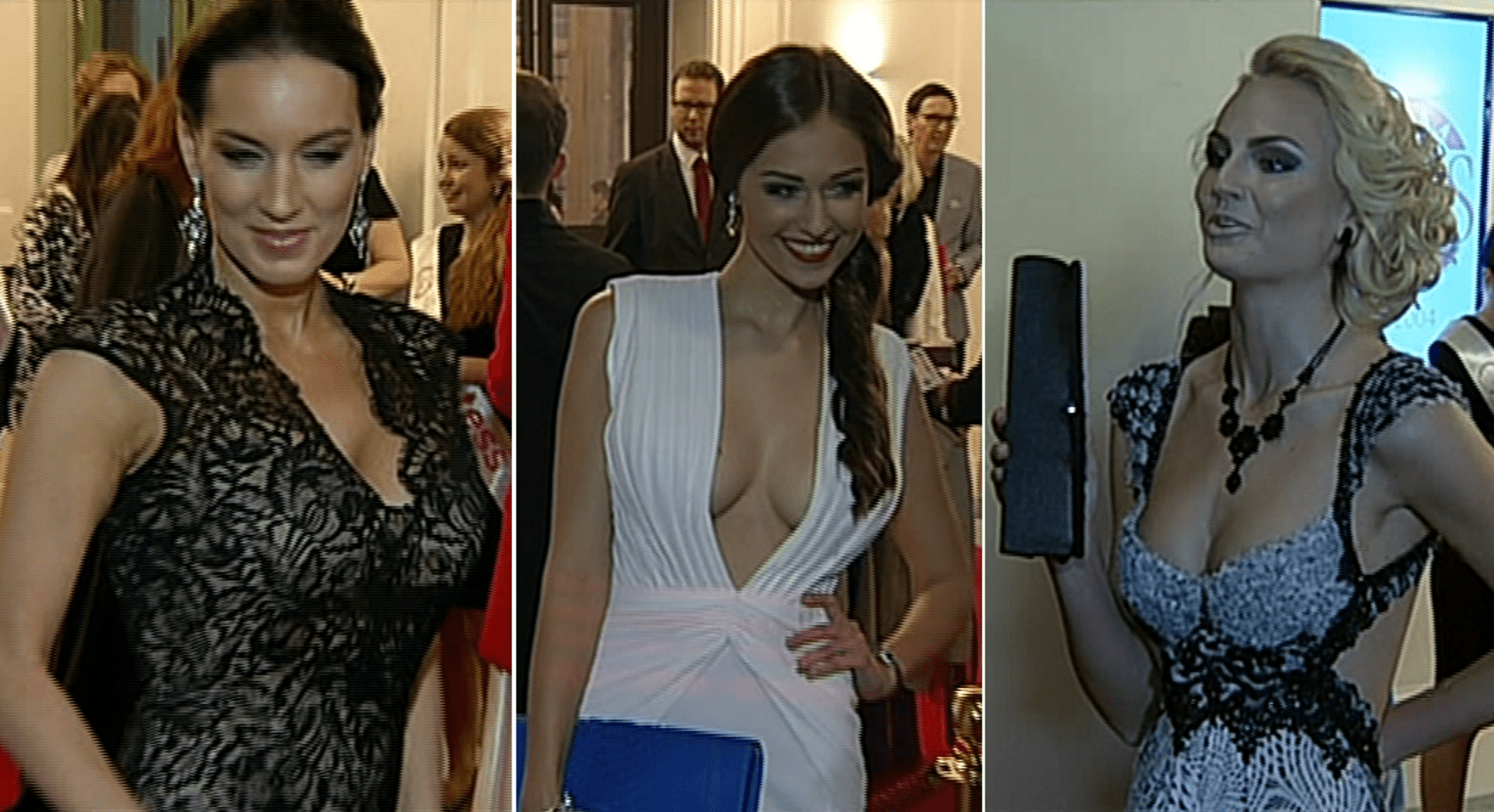 Video VIP zprávy: Dámy na vyhlášení České Miss soutěžily, která bude mít větší výstřih