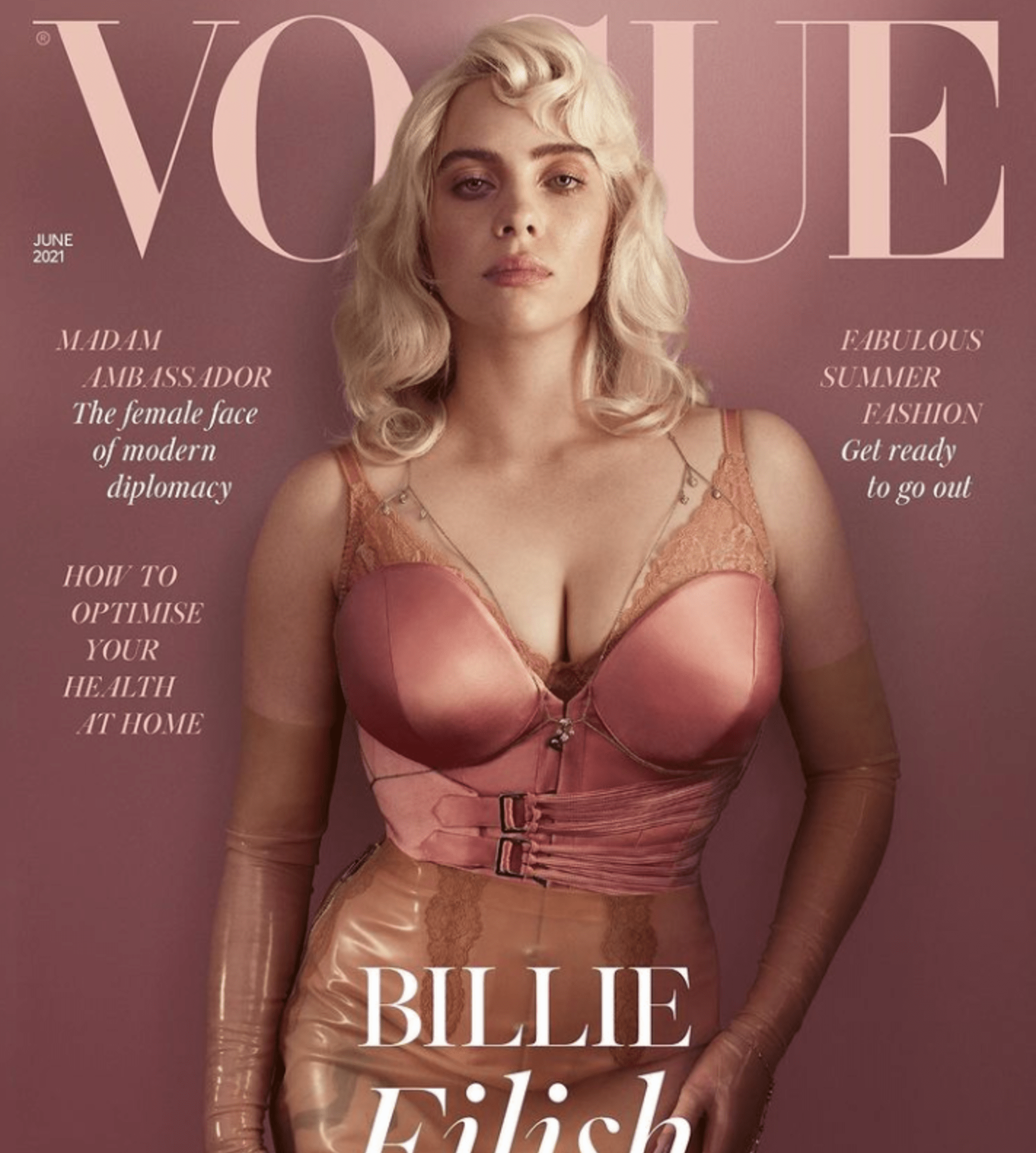 Billie Eilish fotila pro Vogue.