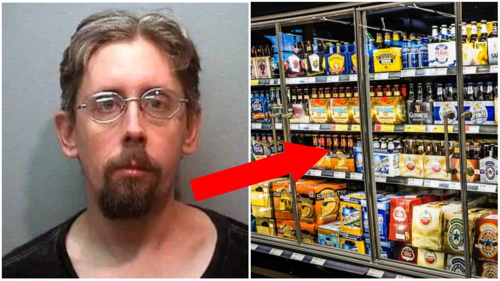 Muž uvízl v lednici s pivem a spoustu jich vypil