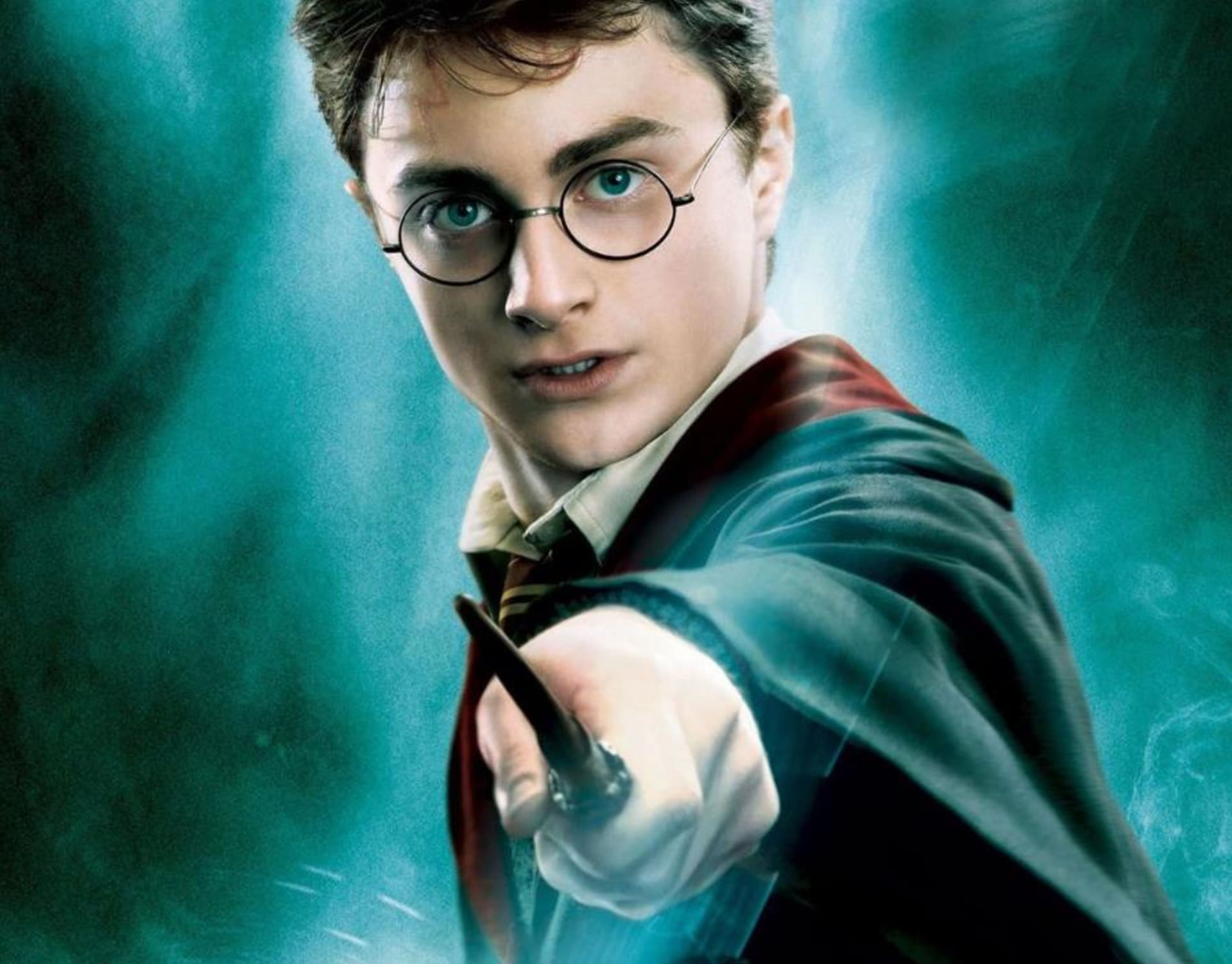 Harry Potter s hůlkou