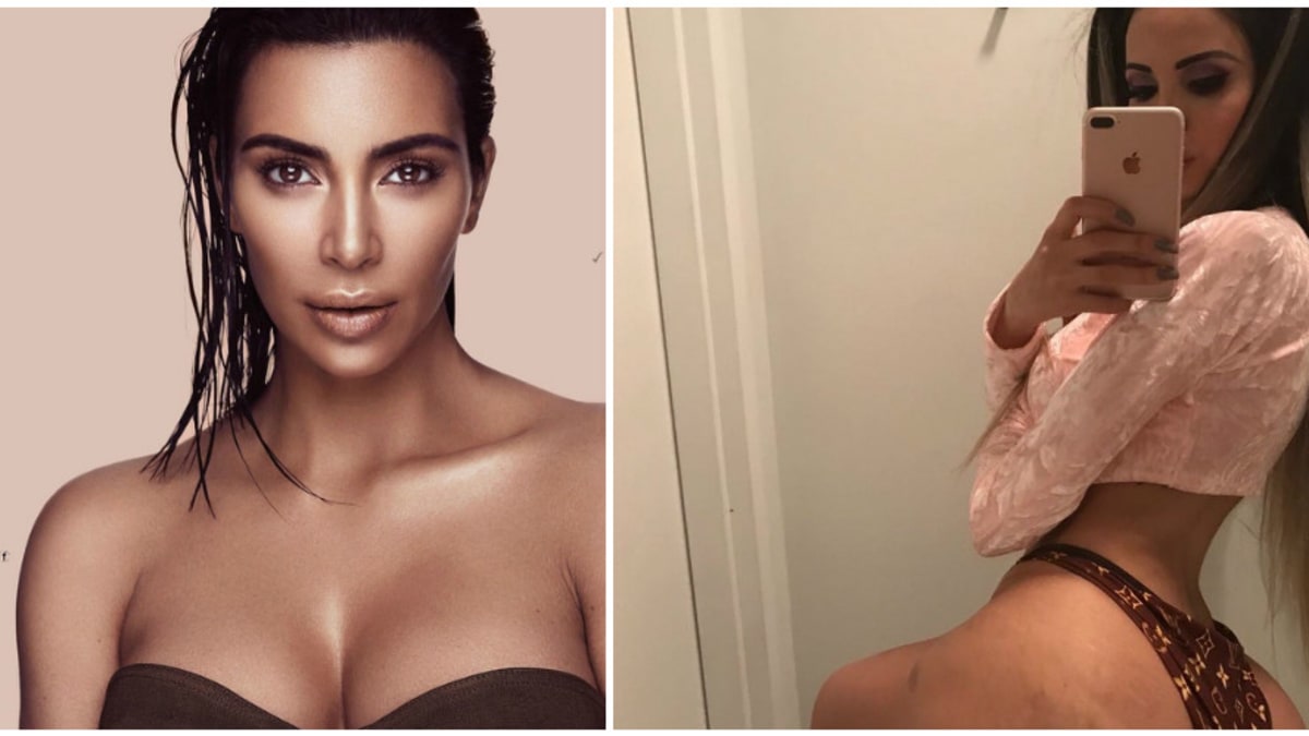 Žena zoufale touží po zadku, jako má Kim Kardashian