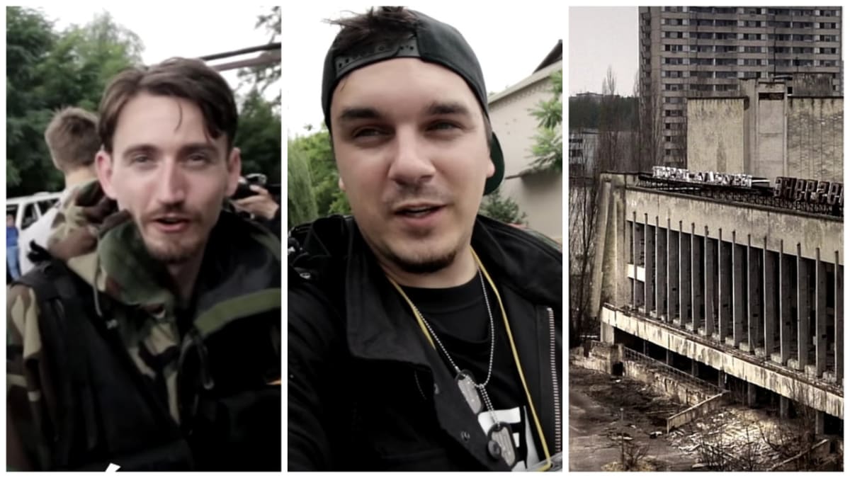 Youtubeři v Černobylu