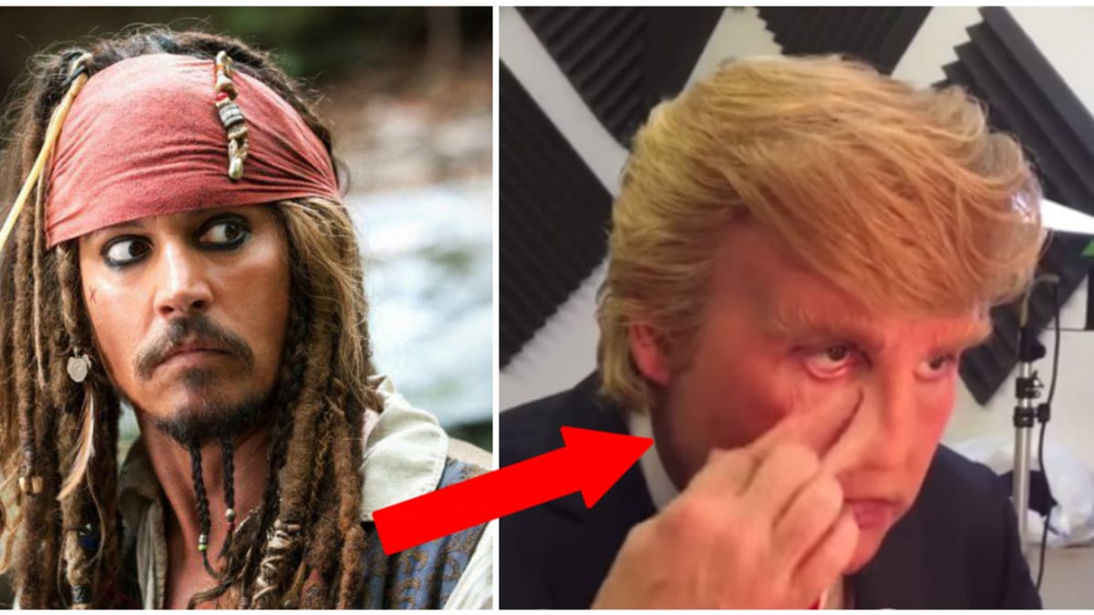 Johnny Depp jako Donald Trump je děsivá záležitost