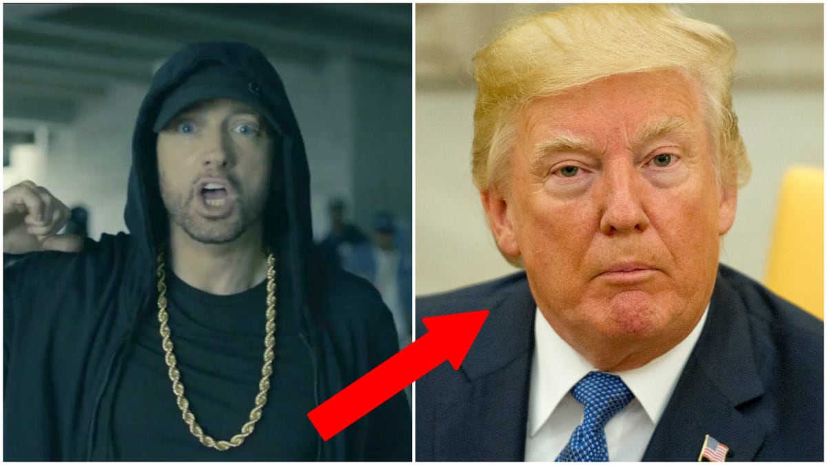 Eminem prezidenta Trumpa nijak nešetřil