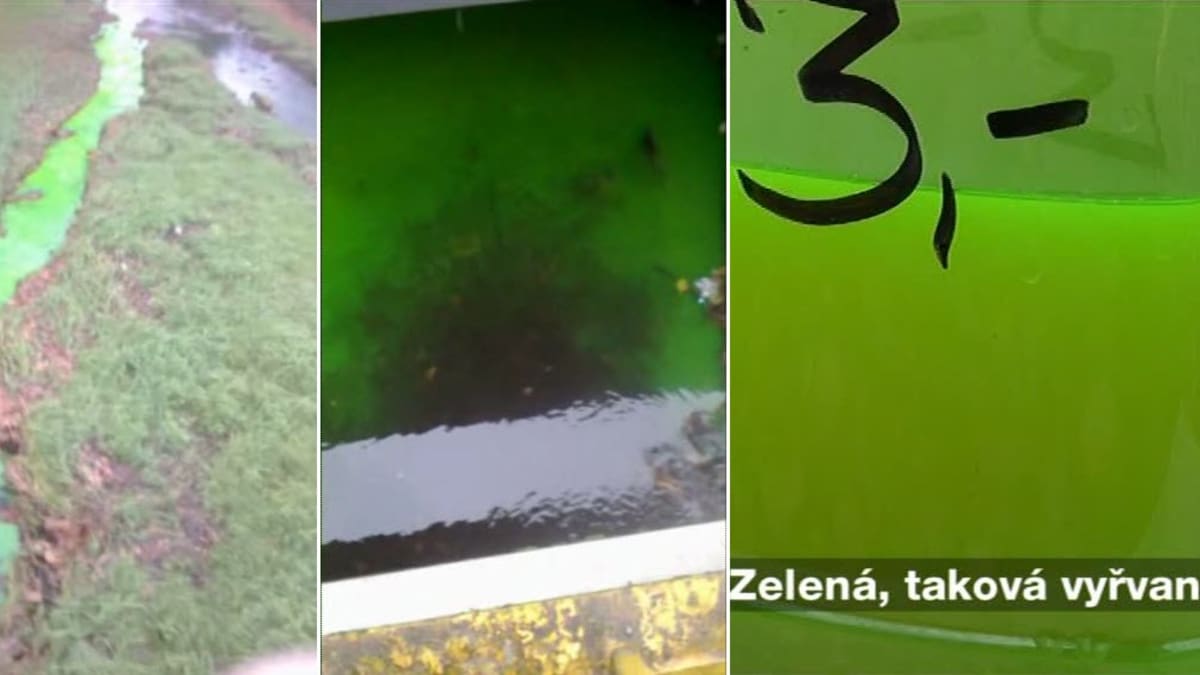 Video Divácké zprávy: Neuvěříte, co takhle obarvilo vodu v řece na Ostravsku